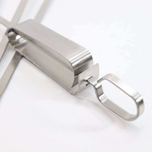 Epicure 15" Metal Grilling Skewers Set of 6 Stainless Steel with Sleeve New - Picture 7 of 15